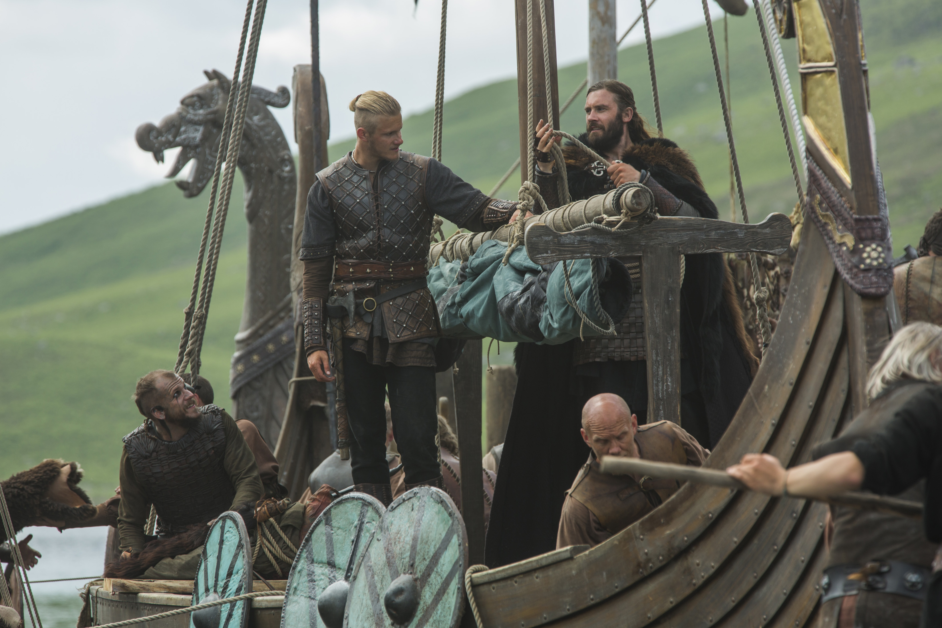 Vikings, Björn & Porunn, season 3, HQ image